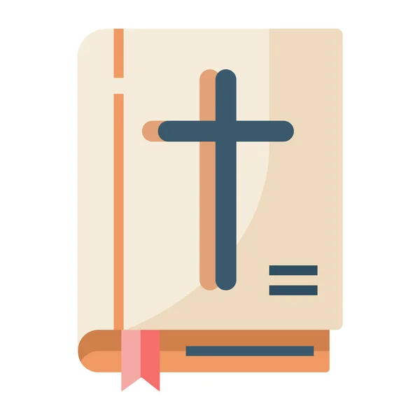 Biblia Icono Ilustración Vectorial — Vector de stock