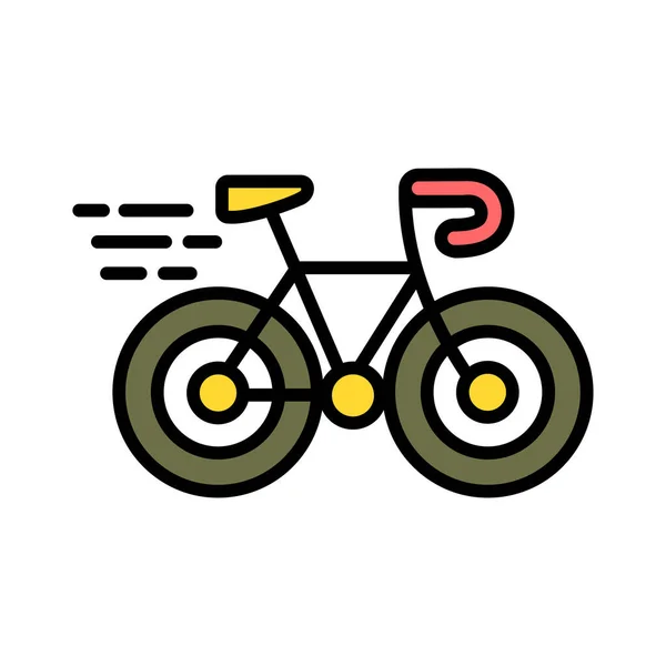 Велосипед Ікона Векторні Ілюстрації — стоковий вектор