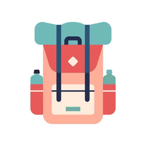 Mochila Bolsa Viaje Icono Ilustración Vectorial — Vector de stock