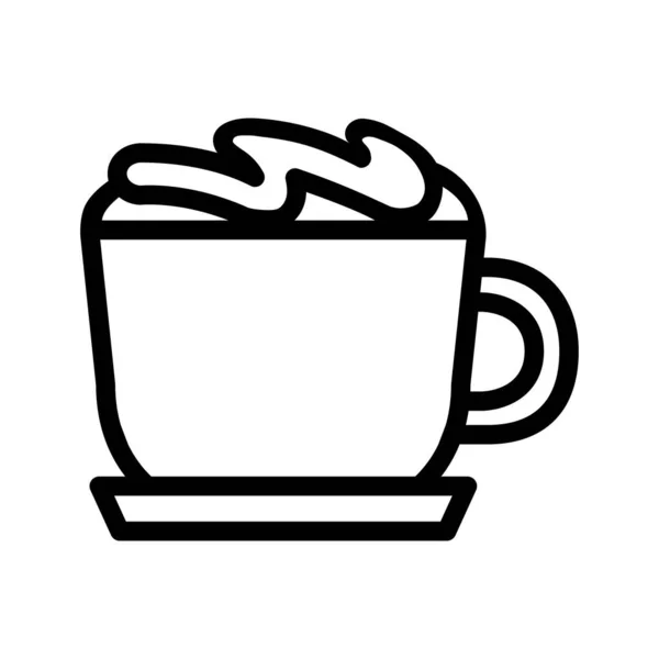 Tasse Icône Café Illustration Vectorielle — Image vectorielle