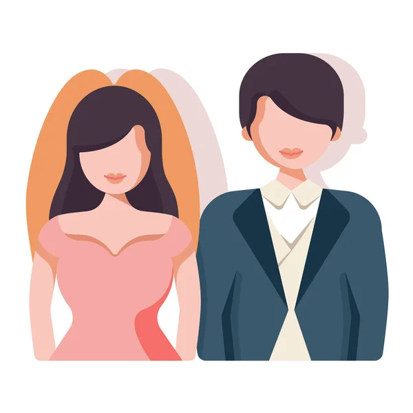 Wedding Web Icon Vector Illustration — Stock Vector