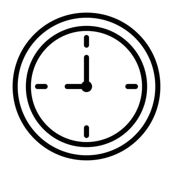 Vector Illustration Clock — Stock Vector