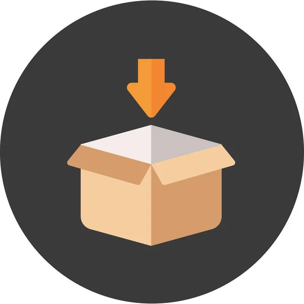 Logistics Delivery Line Vector Icon — Stock Vector