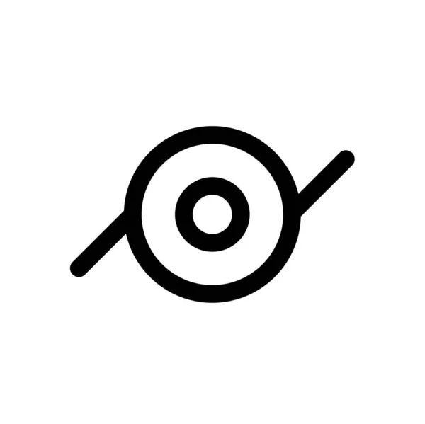 Eye Icon Vector Illustration — Stock Vector