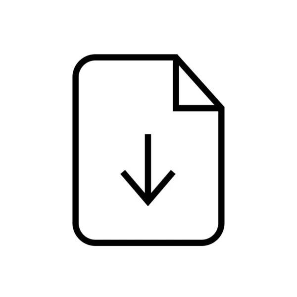 File Icon Vector Illustration — Stock Vector