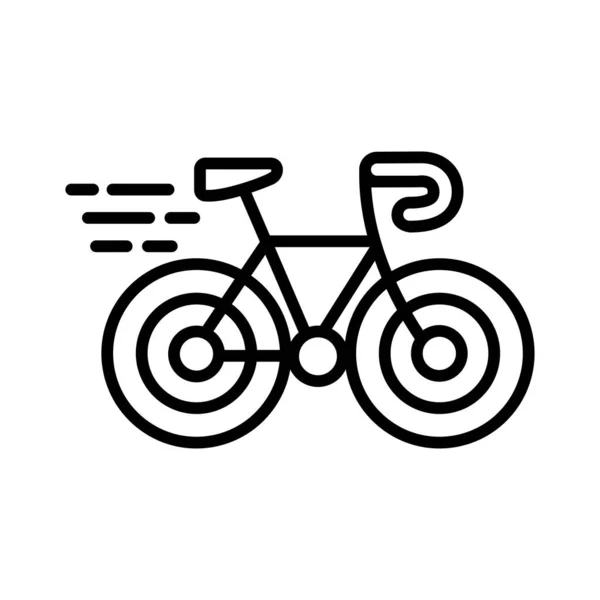 Bicicleta Icono Ilustración Vectorial — Archivo Imágenes Vectoriales