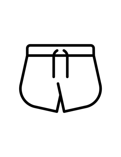 Vector Illustratie Van Shorts Modern Icoon — Stockvector