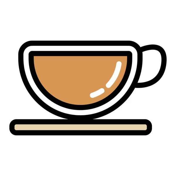 Ilustración Vectorial Del Icono Del Café — Vector de stock