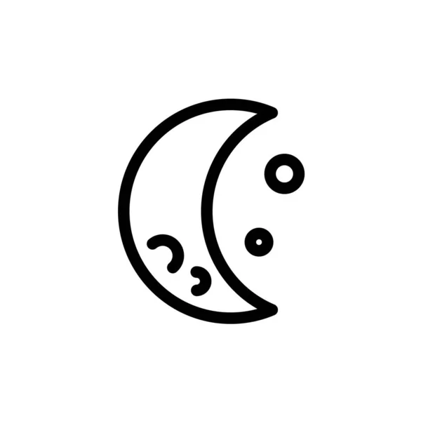 Mond Symbol Vektor Illustration — Stockvektor