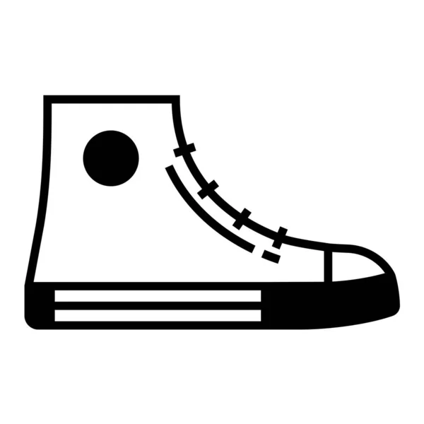 Ayakkabı Web Simgesi Vektör Illüstrasyonu — Stok Vektör