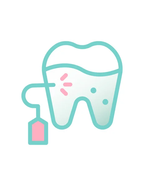 Dentistry Icon Vector Illustration — Stock Vector