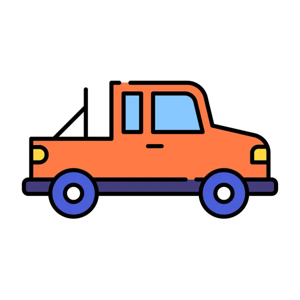 Coche Icono Ilustración Del Vector — Vector de stock