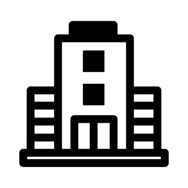 Gebäude Symbol Vektor Illustration — Stockvektor