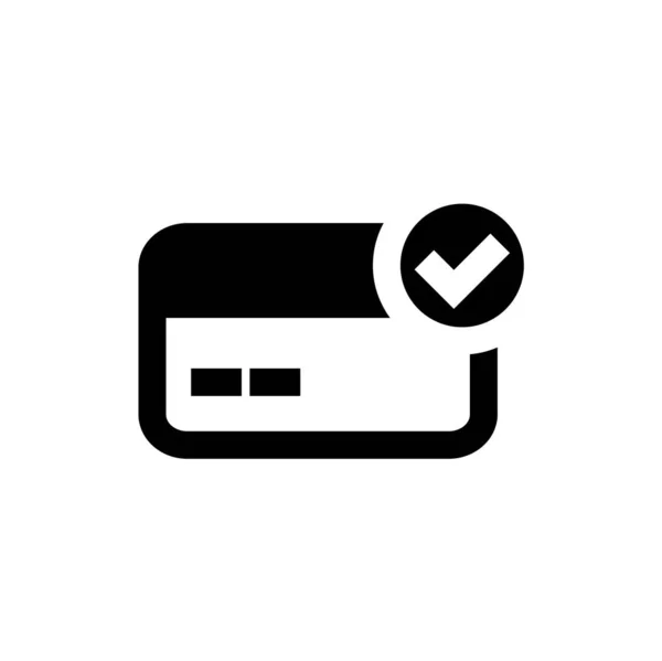 Creditcard Pictogram Vector Illustratie — Stockvector