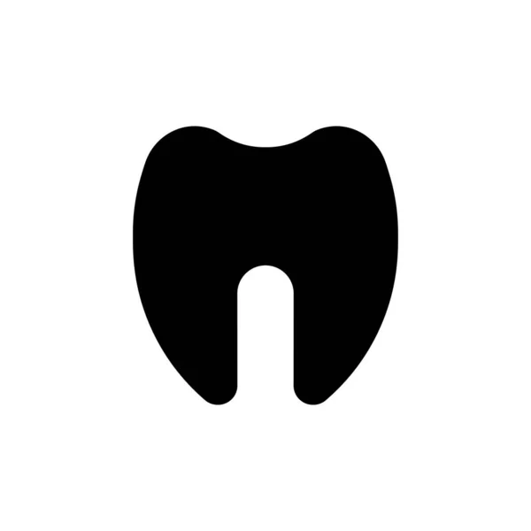 Ícone Dente Ilustração Vetorial —  Vetores de Stock