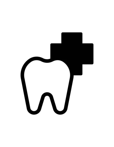 Diş Hekimliği Simgesi Vektör Illüstrasyonu — Stok Vektör