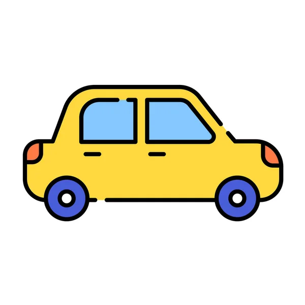 Icono Coche Vector Ilustración — Vector de stock