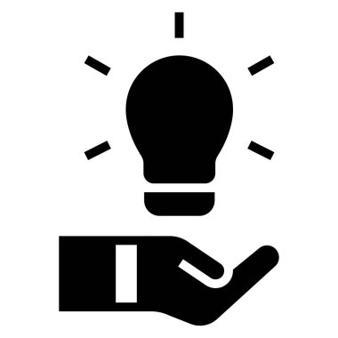 Fikir ikonu, vektör illüstrasyonu. düz tasarım biçimi