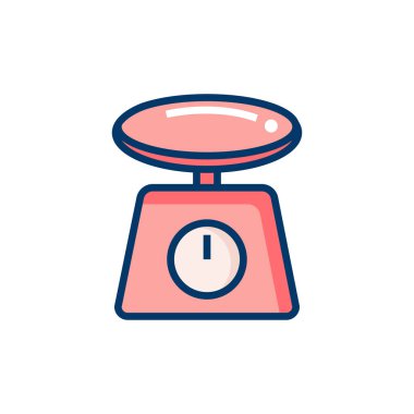 Vektör simgesini ölçekle. düz biçim sembolü.