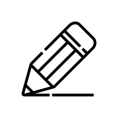 kalem simgesi vektör illüstrasyonu