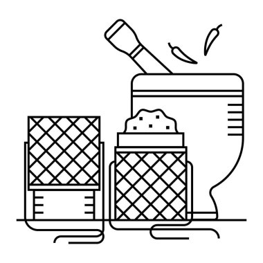 Gıda simgesinin vektör illüstrasyonu