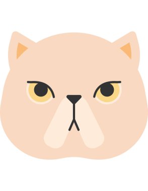 Çizgi film kedisi suratı.