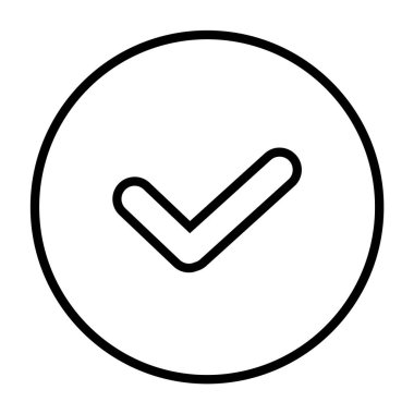 işaret simgesini işaretle, vektör illüstrasyonu