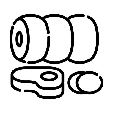 Gıda simgesinin vektör illüstrasyonu