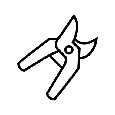 Beyaz arkaplanda siyah renkte pense simgesi var. bıçkıhane ve kereste sembolü vektör çizimi.