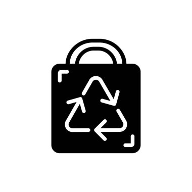 Bir geri dönüşümün vektör illüstrasyonu