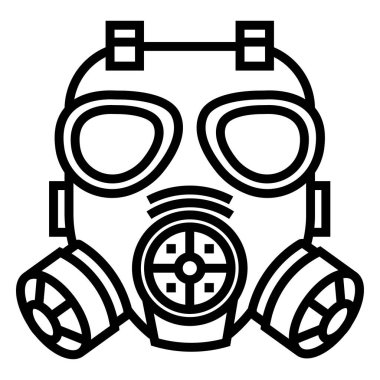 dürbün simgesi vektör illüstrasyonu