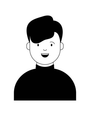 adam, simge, vektör illüstrasyonu 