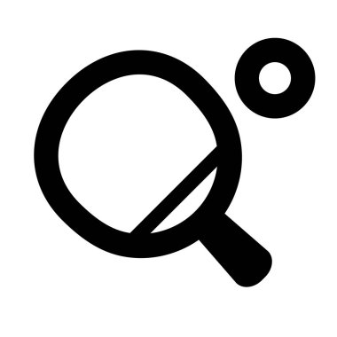 Büyütme cam simgesi vektör illüstrasyonu