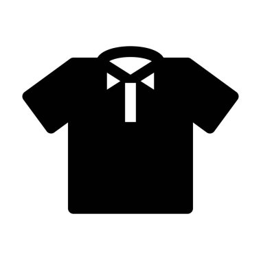 shirt simgesi vektör illüstrasyonu