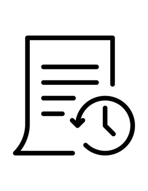 Saat vektör simgesi. zaman yönetimi işareti.