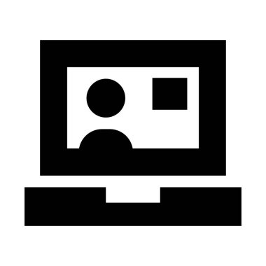 bilgisayar simgesi vektör illüstrasyonu