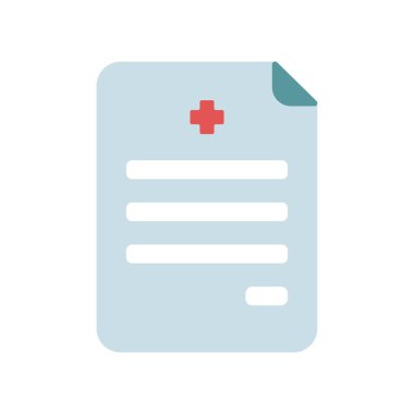 tıbbi pano simgesi vektör illüstrasyonu