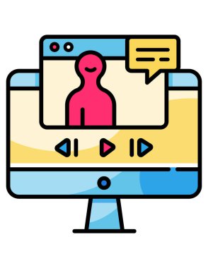 Web tasarımı ve geliştirme çizgisi vektör simgesi.