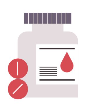 ilaç, simge, vektör illüstrasyonu 