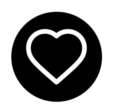 kalp simgesi, vektör illüstrasyonu