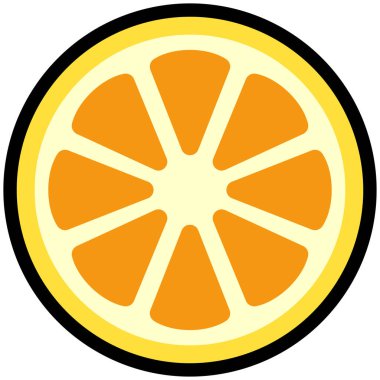 turuncu simge vektör illüstrasyonu 