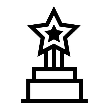 ödül, simge, vektör illüstrasyonu 