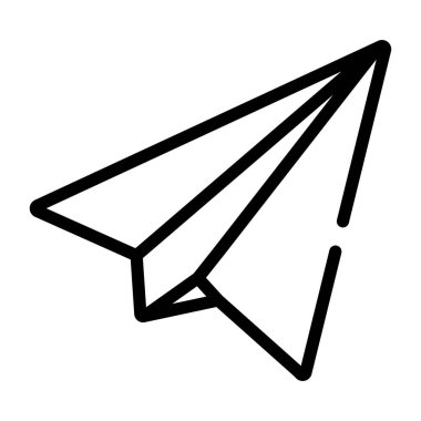 kağıt düzlem vektör illüstrasyonu