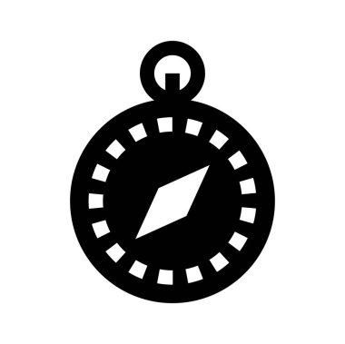 pusula, simge, vektör illüstrasyonu