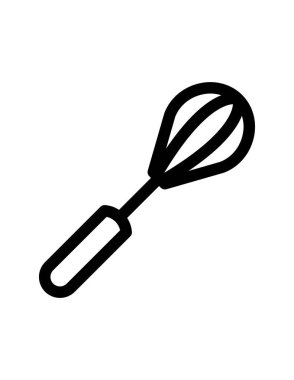 Mutfak aracı simgesinin vektör illüstrasyonu
