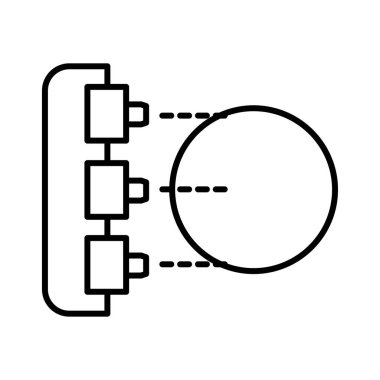 seo modern simgesinin vektör illüstrasyonu