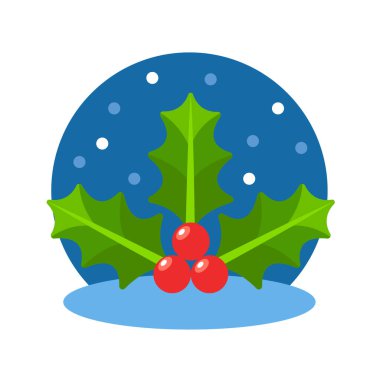 Noel web simgesi. Vektör illüstrasyonu 