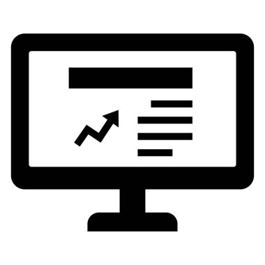 bilgisayar web simgesi, vektör illüstrasyonu  