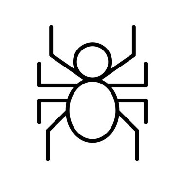 Hata doğrusu vektör simgesi. Böcek işareti. karınca sembolü