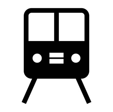 tren simgesi vektör illüstrasyonu